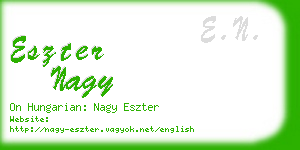 eszter nagy business card